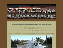 Tablet Screenshot of bigtruckworkshop.com.au